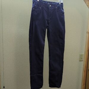 H & M Slim Fit Navy Blue Twill Slim Fit Jeans Size 30 Waist